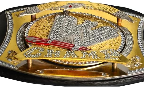 Spinner World Heavyweight Championship Title Belt Replica, Wrestling Championship Title Belt - Adult Size